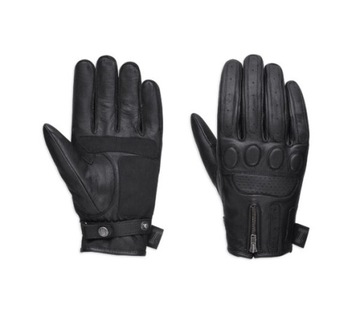 RĘKAWICE MOTOCYKLOWE MĘSKIE HARLEY DAVIDSON #1 SKULL L