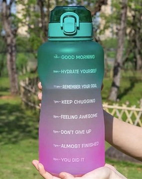 Мотивационная бутылка для воды Quifit 2л, 64 унции, 3,8 л, 128 унций