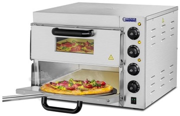 Wydajny piec do pizzy z maks. temp. 350°C Royal Catering RCPO-3000-2PS-1