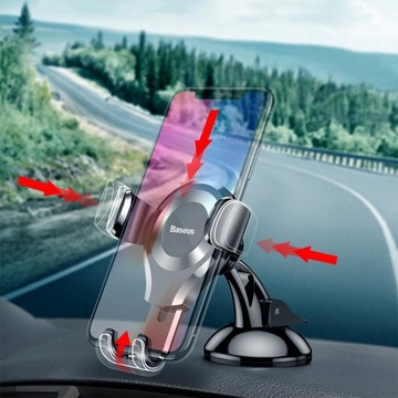 АВТОМОБИЛЬНЫЙ ДЕРЖАТЕЛЬ BASEUS GRAVITY ДЛЯ ОКНА АВТОМОБИЛЬНОГО ТЕЛЕФОНА