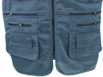 ЖИЛЕТ МУЖСКОЙ СО МНОЖЕСТВОМ КАРМАНОВ, КУРТКА БЕЗРУКАВА 7XL B24