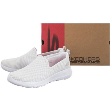 Buty Damskie Obuwie Slip On Skechers Go Walk Joy White 15600 Białe