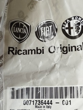 LIŠTA NÁRAZNÍKU PŘEDNÍ ALFA ROMEO GT 03-10 ORIG 71736444 LEVÝ