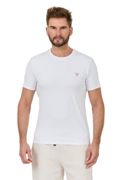 GUESS Biały t-shirt Core Tee Str XXL