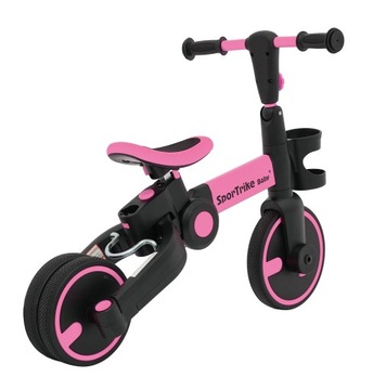 трехколесный велосипед детский HAPPY BIKE 3in1 GIFT с ручкой для транспортировки