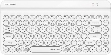Klawiatura bezprzewodowa 2.4GHZ + BT membranowa FSTYLER FBK30 White