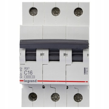 Legrand RX3 419235 Wyłącznik nadprądowy 3P 3F C16A