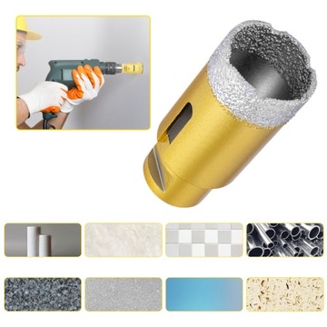 Алмазная кольцевая пила VEVOR, лезвие 20/27/35/55/68