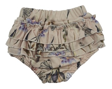 Bloomersy Niemowlęce Bawełniane z Falbanką rozm 74 cm
