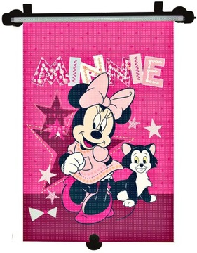 ROLETY PRZECIWSŁONECZNE ROLETA ŻALUZJA NA SZYBĘ MYSZKA MINNIE ZASŁONKI