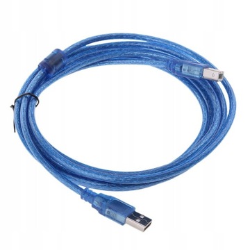 USB-кабель для принтера длиной 3 метра, тип A–B, вилка, высокий