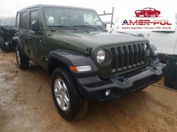 Jeep Wrangler IV 2021 Jeep Wrangler 2021, PRZEBIEG 25 km , UNMLIMITED SPORT, 2.0 L, OD UBEZPIECZ