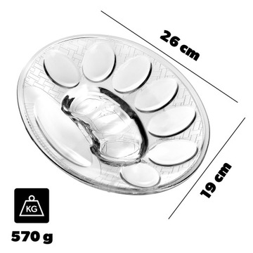 ТАРЕЛКА ЯИЧНАЯ ТАРЕЛКА СТЕКЛЯННАЯ БЛЮДА НА 10 ЯИЦ РОЖДЕСТВЕНСКИЙ ПОДСТАВОК