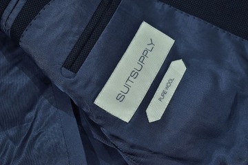 SUITSUPPLY Lazio Wełniana Marynarka Męska 50