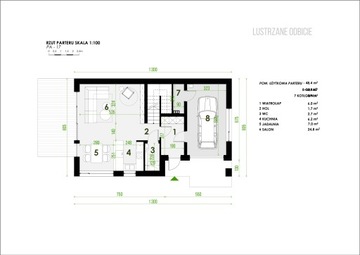 Проект дома Pióro Architekci-17 Зеркальная версия