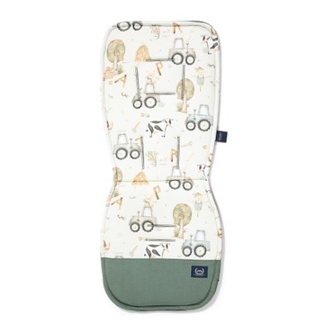 LA MILLOU WKŁADKA DO WÓZKA JERSEY - ABC FARM - KHAKI VELVET