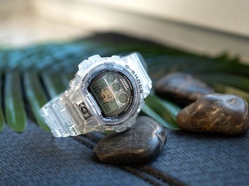 MĘSKI ZEGAREK CASIO DW-6940RX-7ER G-SHOCK TRANSPARENTNY 40TH ANNIVERSARY