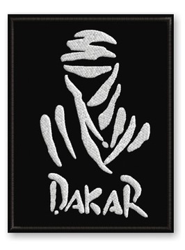 DAKAR Naszywka Termo Haftowana 95x70mm