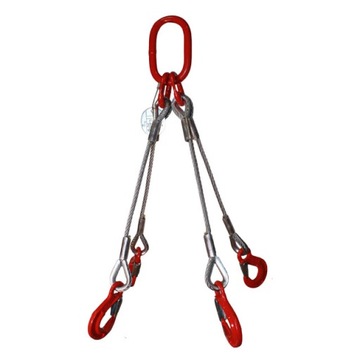 Zawiesie linowe 4C z hakami - 13mm x 1,5m 3.85T