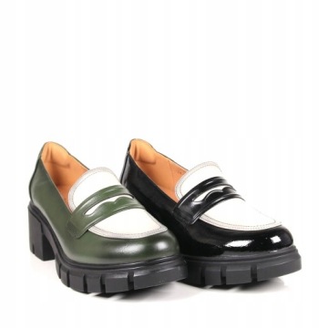 Обувь женская платформа Loafers Platform Толсты