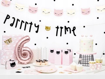 Коробки CAT попкорн сладости снеки CAT Birthday розовый KITTENS 3 шт.