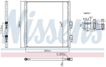 NISSENS 941308 KONDENZÁTOR KLIMATIZACE