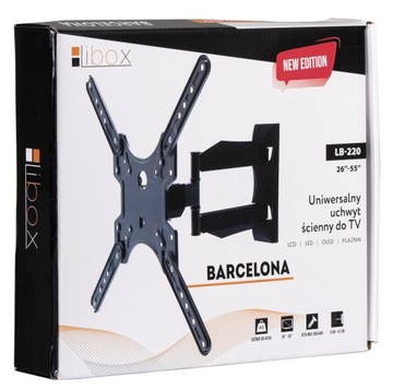 РЕГУЛИРУЕМОЕ КРЕПЛЕНИЕ ДЛЯ ТЕЛЕВИЗОРА ВЕШАЛКА ДЛЯ ТЕЛЕВИЗОРА 40 КГ 26–55