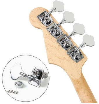 Klucze jednostronne do gitary basowej - prawe 4R