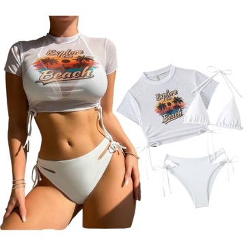 3 szt SEKSOWNE BIKINI MODNY STRÓJ KĄPIELOWY DAMSKI KOSTIUM STRÓJ plaża