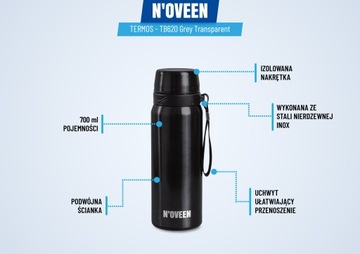 ТУРИСТИЧЕСКИЙ ТЕРМОС ТЕРМОБУТЫЛКА 700мл INOX