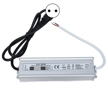 Wodoodporny zasilacz impulsowy 60 W IP67