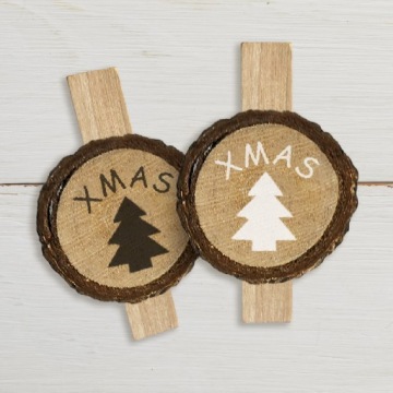 РОЖДЕСТВО ДЕКОРАТИВНЫЕ ДЕРЕВЯННЫЕ КЛИПЫ 8 ШТ РОЖДЕСТВЕНСКАЯ ЕЛКА КЛИПЫ 5 СМ