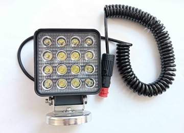 СВЕТОДИОДНАЯ АВТОМОБИЛЬНАЯ ФАРА С МАГНИТОМ, ПРИКУРИВАНИЕМ