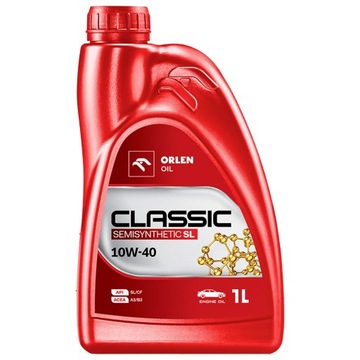 Olej Silnikowy Półsyntetyczny Orlen Oil CLASSIC SEMISYNTHETIC SL 10W-40 |1L