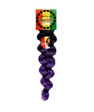 Rastafri Afroloki Syntetyczne Włosy Loki Do Wplotu Kingstone Curl 1/purple