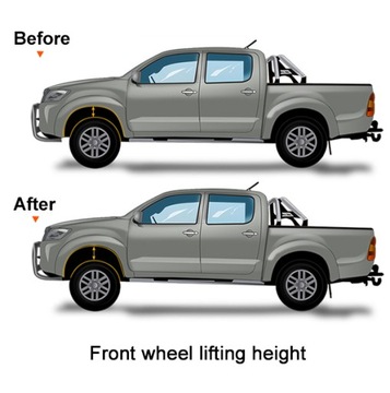 MITSUBISHI L200 (2006+) ПЕРЕДНИЕ АЛЮМИНИЕВЫЕ НАКЛАДКИ лифт +2