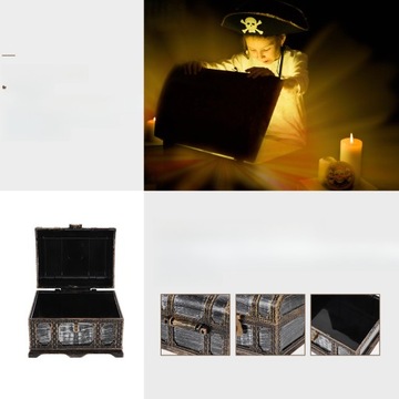 ИГРУШЕЧНЫЙ СУНДУК С СОКРОВИЩАМИ ИГРУШЕЧНЫЕ ШКАТУЛКИ ДЛЯ ЮВЕЛИРНЫХ ИЗДЕЛИЙ