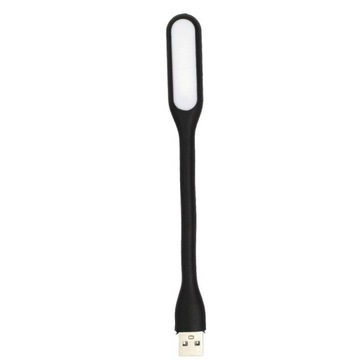 Маленькая USB светодиодная лампа для ноутбука, силикон, черный