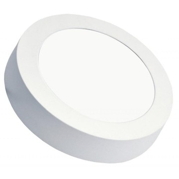 PLAFONIERA LED 6W 4000K 570LM OKRĄGŁA BIAŁA BEMKO