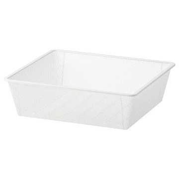 IKEA JONAXEL KOSZ Z SIATKI BIAŁY 50x51x15 CM