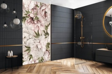 Керамическая плитка прямоугольной формы Роза, 14 элементов