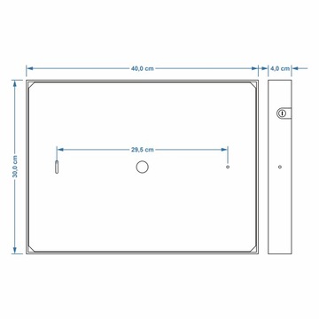 Podświetlany numer domu tabliczka tablica adresowa adres 1RB LED 40x30
