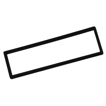 SAMOCHODOWY ADAPTER RAMKA RADIA PLASTIKOWA UNIWERSALNA 182x53 mm 1 DIN