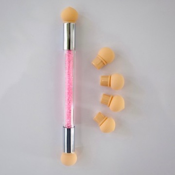 ДВУХСТОРОННЯЯ ГУБКА-АППЛИКАТОР ДЛЯ ПЫЛЬЦЫ OMBRE