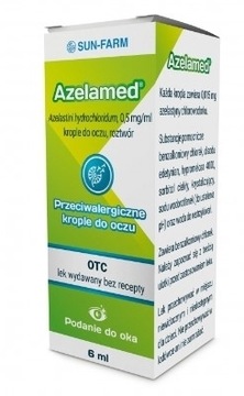 Azelamed Krople do oczu 500 mcg/ml, 1 butelka po 6 ml