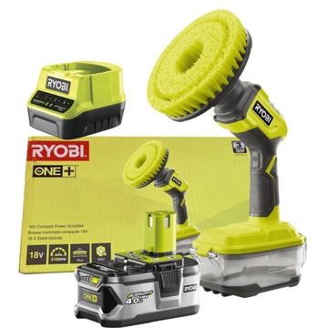 ВРАЩАЮЩАЯСЯ МОЮЩАЯ ЩЕТКА 18В Ryobi ONE+ R18CPS 4Ah