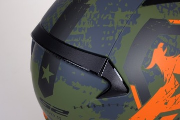 МОТОЦИКЛЬНЫЙ ШЛЕМ LS2 FF353 RAPID II Thunder Birds Orange СИСТЕМА PINLOCK