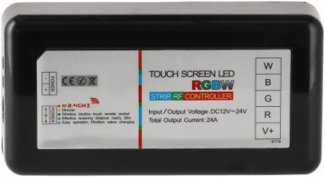 КОНТРОЛЛЕР Контроллер ДИСТАНЦИОННЫЙ ДЛЯ RGBW RF СВЕТОДИОДНОЙ ЛЕНТЫ (Радиоволны) Черный
