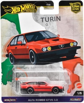 ALFA ROMEO GTV6 3.0 машинка Car Culture WORLD TOUR HOT WHEELS преміум