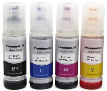 4x Tusz do EPSON 103 EcoTank L5190 L3151 komplet